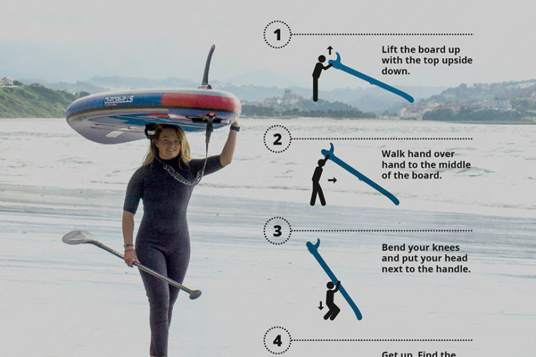 How To Safely Carry a Paddle Board On Your Head How To Safely Carry a Paddle Board On Your Head