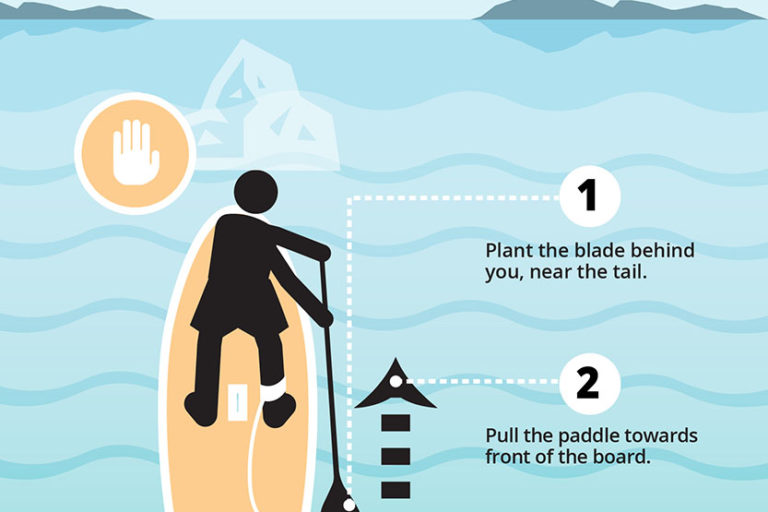 SUP Tips: Use Reverse Stroke To Stop Your Paddle Board SUP Tips: Use Reverse Stroke To Stop Your Paddle Board