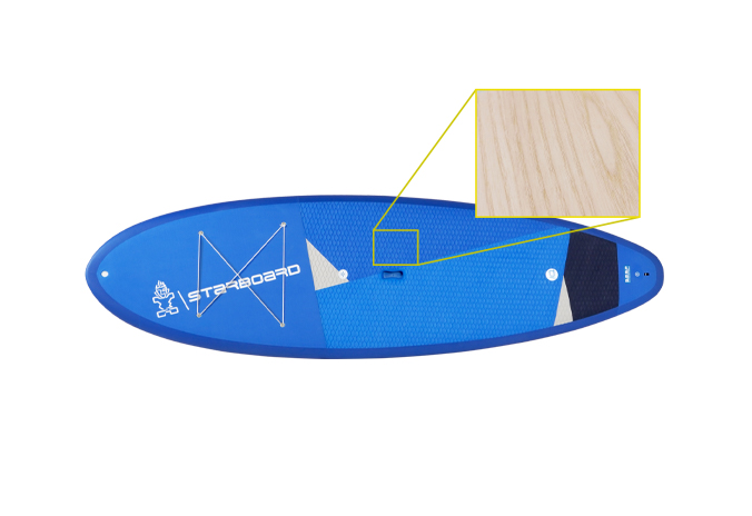 Steuerbord SUP Stand Up Paddleboard ASAP Hauptmerkmale 2021-starre Stehfläche