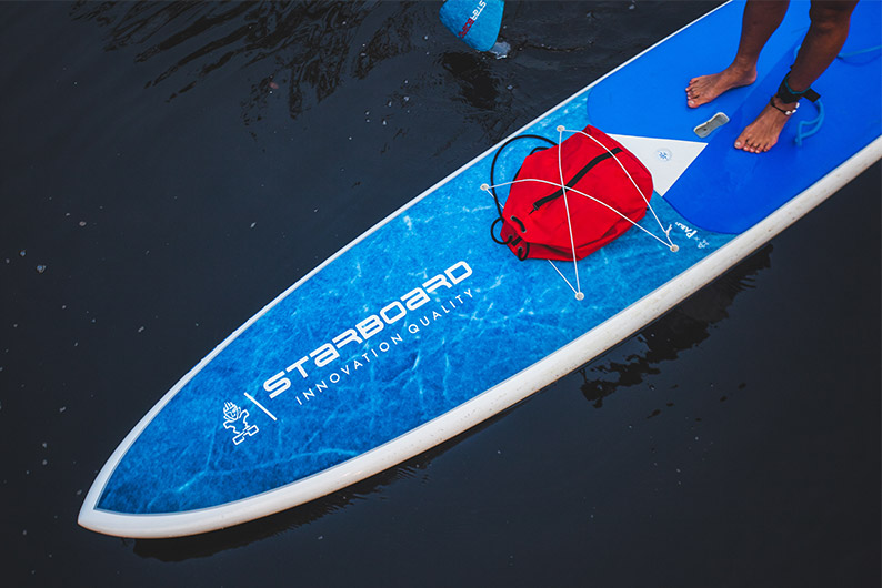 Starboard SUP Stand Up Paddleboard Race Key Features 2021 Generation-Bungee-tie-down