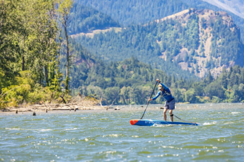Connor Baxter Wins 2023 Gorge Paddle Challenge SUP Downwind Technical Race IMG_6584